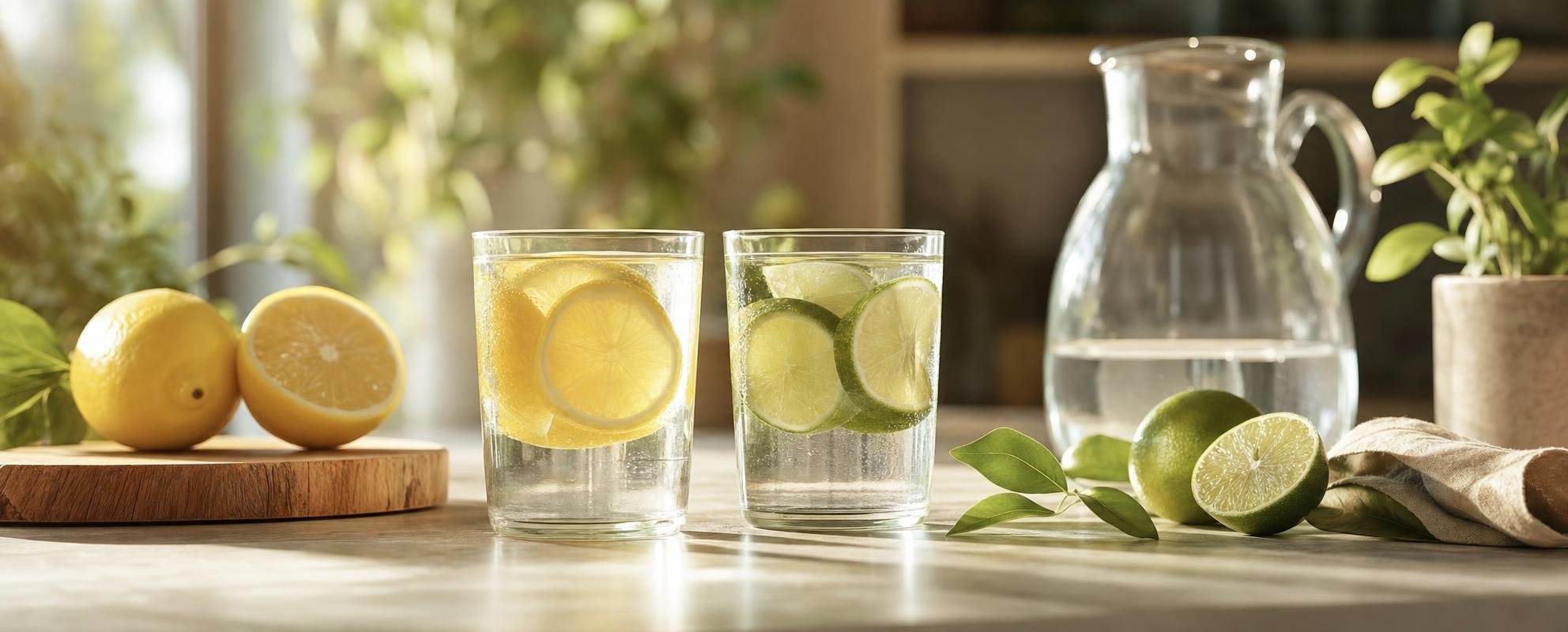 Zitronenwasser und Limettenwasser: Was bringt das tägliche Ritual wirklich?